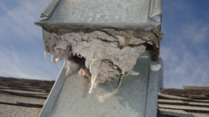 Completely Clogged Roof Vent